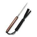 CIVIVI Timberbark Fixed Blade Knife Wood Handle (3.2" 14C28N Blade) C23094 - 4 - CIVIVI