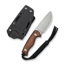 CIVIVI Timberbark Fixed Blade Knife Wood Handle (3.2" 14C28N Blade) C23094 - 4 - CIVIVI