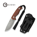CIVIVI Timberbark Fixed Blade Knife Wood Handle (3.2" 14C28N Blade) C23094 - 4 - CIVIVI