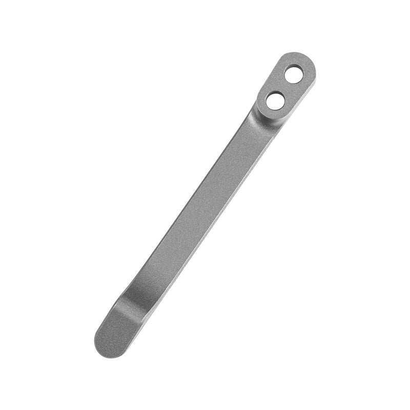 CIVIVI Titanium Pocket Clip with 2 Pairs Titanium Screws T003C (Plain)