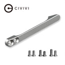 CIVIVI Titanium Pocket Clip with 6PCS Titanium screws T001C - CIVIVI