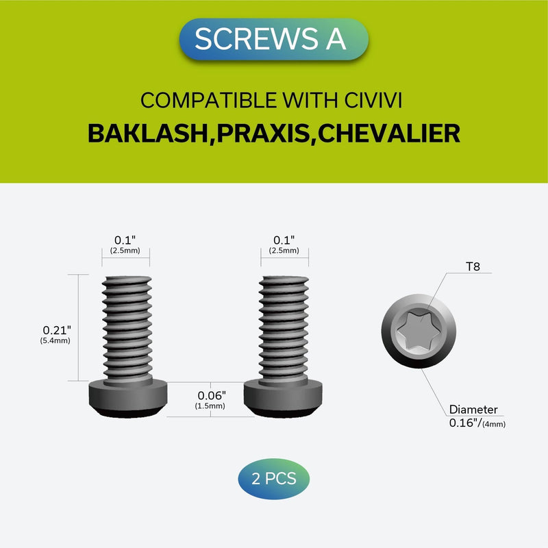 ONITUKA シルバー ウィングチップ CIVIVI Titanium Pocket Clip with 6PCS Titanium screws – CIVIVI KNIFE