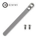 CIVIVI Titanium Pocket Clip With Titanium screws T001A - CIVIVI