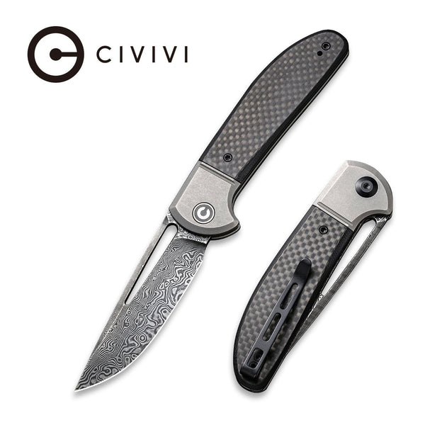 civicivi CIVIVI Trailblazer XL Slip Joint Knife Carbon Fiber & G10