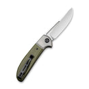 CIVIVI Trailblazer XL Slip Joint & Thumb Hole Knife G10 & Stainless Steel Handle (3.46" D2 Blade) C2101A - CIVIVI