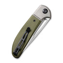CIVIVI Trailblazer XL Slip Joint & Thumb Hole Knife G10 & Stainless Steel Handle (3.46" D2 Blade) C2101A - CIVIVI