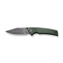CIVIVI Tranquil Flipper & Thumb Stud Knife Micarta Handle (3.7" Damascus Blade) C23027 - DS1 - CIVIVI