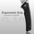 CIVIVI Tranquil Flipper & Thumb Stud Knife G10 Handle (3.7" 14C28N Blade) C23027 - 1 - CIVIVI
