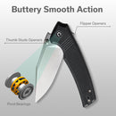 CIVIVI Tranquil Flipper & Thumb Stud Knife G10 Handle (3.7" 14C28N Blade) C23027 - 1 - CIVIVI