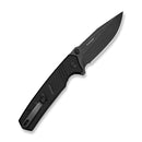 CIVIVI Trellex Flipper & Thumb Stud Knife Black G10 Handle (3.5" Black Stonewashed Nitro - V Blade) C25013 Sample1