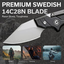 CIVIVI Typhoeus Adjustable Fixed Blade Knife Aluminum Handle (2.27" 14C28N Blade) C21036 - 3 - CIVIVI