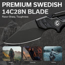 CIVIVI Typhoeus Adjustable Fixed Blade Knife G10 Handle (2.27" 14C28N Blade) C21036 - 1 - CIVIVI