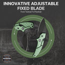 CIVIVI Typhoeus Adjustable Fixed Blade Knife Aluminum Handle (2.27" 14C28N Blade) C21036 - 4 - CIVIVI