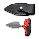 CIVIVI Typhoeus Adjustable Fixed Blade Knife Aluminum Handle (2.27" Damascus Blade) C21036 - DS1 - CIVIVI