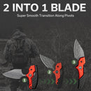 CIVIVI Typhoeus Adjustable Fixed Blade Knife Aluminum Handle (2.27" Damascus Blade) C21036 - DS1 - CIVIVI