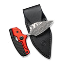 CIVIVI Typhoeus Adjustable Fixed Blade Knife Aluminum Handle (2.27" Damascus Blade) C21036 - DS1 - CIVIVI