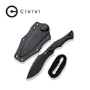 CIVIVI Vaquita II Fixed Blade Knife Micarta Handle (3.2" Nitro - V Blade) C047C - 3 - CIVIVI