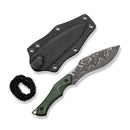 CIVIVI Vaquita II Fixed Blade Knife Micarta Handle (3.2" Damascus Blade) C047C - DS2 - CIVIVI