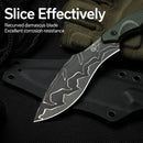 CIVIVI Vaquita II Fixed Blade Knife Micarta Handle (3.2" Damascus Blade) C047C - DS2 - CIVIVI