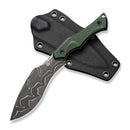 CIVIVI Vaquita II Fixed Blade Knife Micarta Handle (3.2" Damascus Blade) C047C - DS2 - CIVIVI