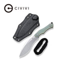 CIVIVI Vaquita II Fixed Blade Knife G10 Handle (3.2" Nitro - V Blade) C047C - 2 - CIVIVI