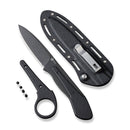 CIVIVI Varius Fixed Blade Knife G10 Handle (3.75" D2 Live Blade) C22009D - 1 - CIVIVI