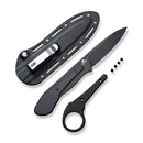 CIVIVI Varius Fixed Blade Knife G10 Handle (3.75" D2 Live Blade) C22009D - 1 - CIVIVI
