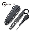CIVIVI Varius Fixed Blade Knife G10 Handle (3.26" D2 Dull Trainer Blade) C22009C - 1 - CIVIVI