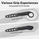 CIVIVI Varius Fixed Blade Knife G10 Handle (3.26" D2 Dull Trainer Blade) C22009C - 1 - CIVIVI