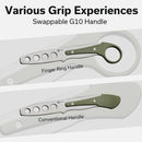 CIVIVI Varius Fixed Blade Knife G10 Handle (3.26" D2 Dull Trainer Blade) C22009C - 2 - CIVIVI