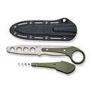 CIVIVI Varius Fixed Blade Knife G10 Handle (3.26" D2 Dull Trainer Blade) C22009C - 2 - CIVIVI