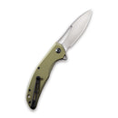 CIVIVI Vexer Flipper & Thumb Hole Knife G10 Handle (3.96" D2 Blade) C915A - CIVIVI