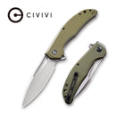 CIVIVI Vexer Flipper & Thumb Hole Knife G10 Handle (3.96" D2 Blade) C915A - CIVIVI