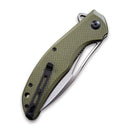 CIVIVI Vexer Flipper & Thumb Hole Knife G10 Handle (3.96" D2 Blade) C915A - CIVIVI