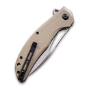 CIVIVI Vexer Flipper & Thumb Hole Knife G10 Handle (3.96" D2 Blade) C915B - CIVIVI