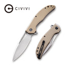 CIVIVI Vexer Flipper & Thumb Hole Knife G10 Handle (3.96" D2 Blade) C915B - CIVIVI