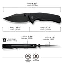 CIVIVI Vexillum Thumb Stud & Flipper Knife G10 Handle (3.81" Nitro - V Blade) C23003D - 1 - CIVIVI
