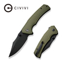 CIVIVI Vexillum Thumb Stud & Flipper Knife G10 Handle (3.81" Nitro - V Blade) C23003D - 2 - CIVIVI