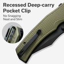 CIVIVI Vexillum Thumb Stud & Flipper Knife G10 Handle (3.81" Nitro - V Blade) C23003D - 2 - CIVIVI