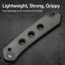 CIVIVI Vision FG Thumb Stud & Superlock Knife Micarta Handle (3.54" Nitro - V Blade) C22036 - 3 - CIVIVI