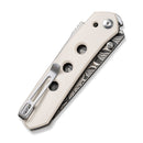 CIVIVI Vision FG Thumb Stud & Superlock Knife G10 Handle (3.54" Damascus Blade) C22036 - DS1 - CIVIVI