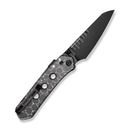 CIVIVI Vision FG Thumb Stud & Superlock Knife Polished Clear Lexan Handle (3.54" Black CPM S35VN Blade) C22036 - 2025 BSW2