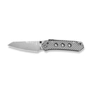 CIVIVI Vision FG Thumb Stud & Superlock Knife Polished Clear Lexan Handle (3.54" Satin Finished Nitro-V Blade With Rock-Grind Pattern) C22036-8 - CIVIVI