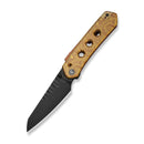 CIVIVI Vision FG Thumb Stud & Superlock Knife Polished Yellow Ultem Handle (3.54" Black Brushed S35VN Blade) C22036C - 2026 BS2 - CIVIVI