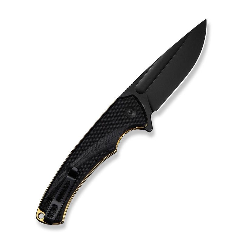 CIVIVI Voidflare Flipper Knife Black G10 Handle (2.92" Black Stonewashed 14C28N Blade) C24040 - 1