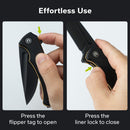 CIVIVI Voidflare Flipper Knife Black G10 Handle (2.92" Black Stonewashed 14C28N Blade) C24040 - 1