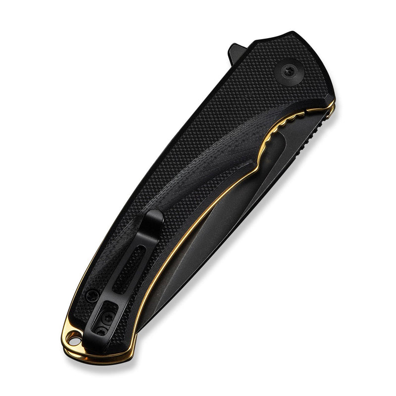 CIVIVI Voidflare Flipper Knife Black G10 Handle (2.92" Black Stonewashed 14C28N Blade) C24040 - 1