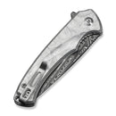 CIVIVI Voidflare Flipper Knife G10 With Aluminum Foil Handle (2.92" Damascus Blade) C24040 - DS1