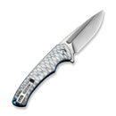 CIVIVI Voidflare Flipper Knife Greyish White Resin Handle With Scale Pattern (2.92" Satin Finished 14C28N Blade) C24040 - 2