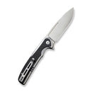 CIVIVI Voltaic Flipper Knife Stainless Steel Handle & G10 Handle (3.48" 14C28N Blade) C20060 - 2 - CIVIVI